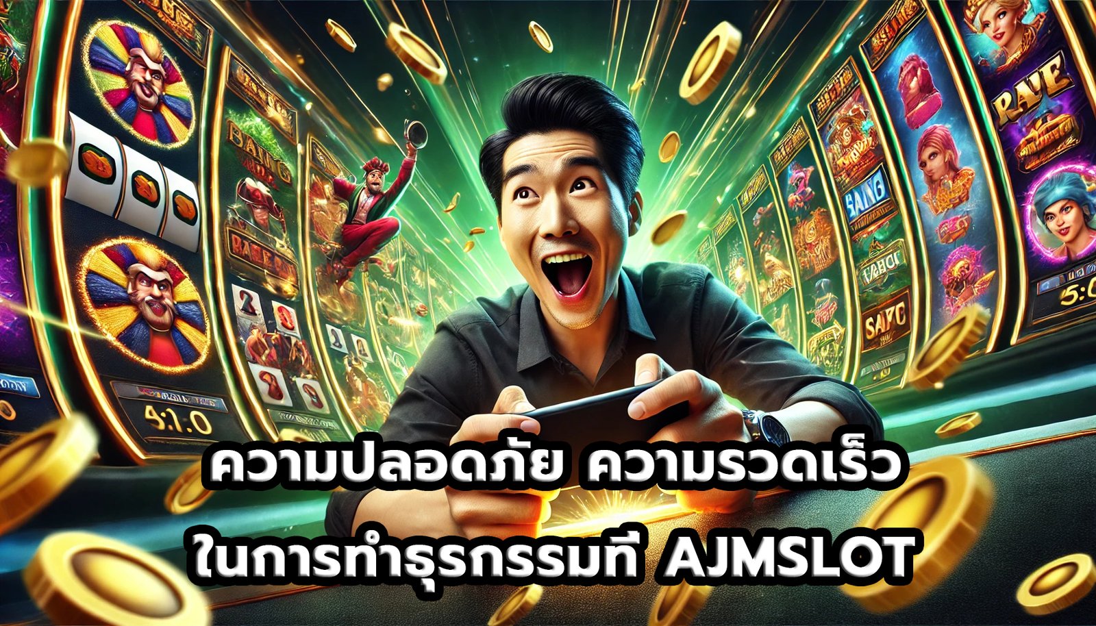 ความปลอดภัยและความรวดเร็วในการทำธุรกรรมที่ AJMSLOT-2