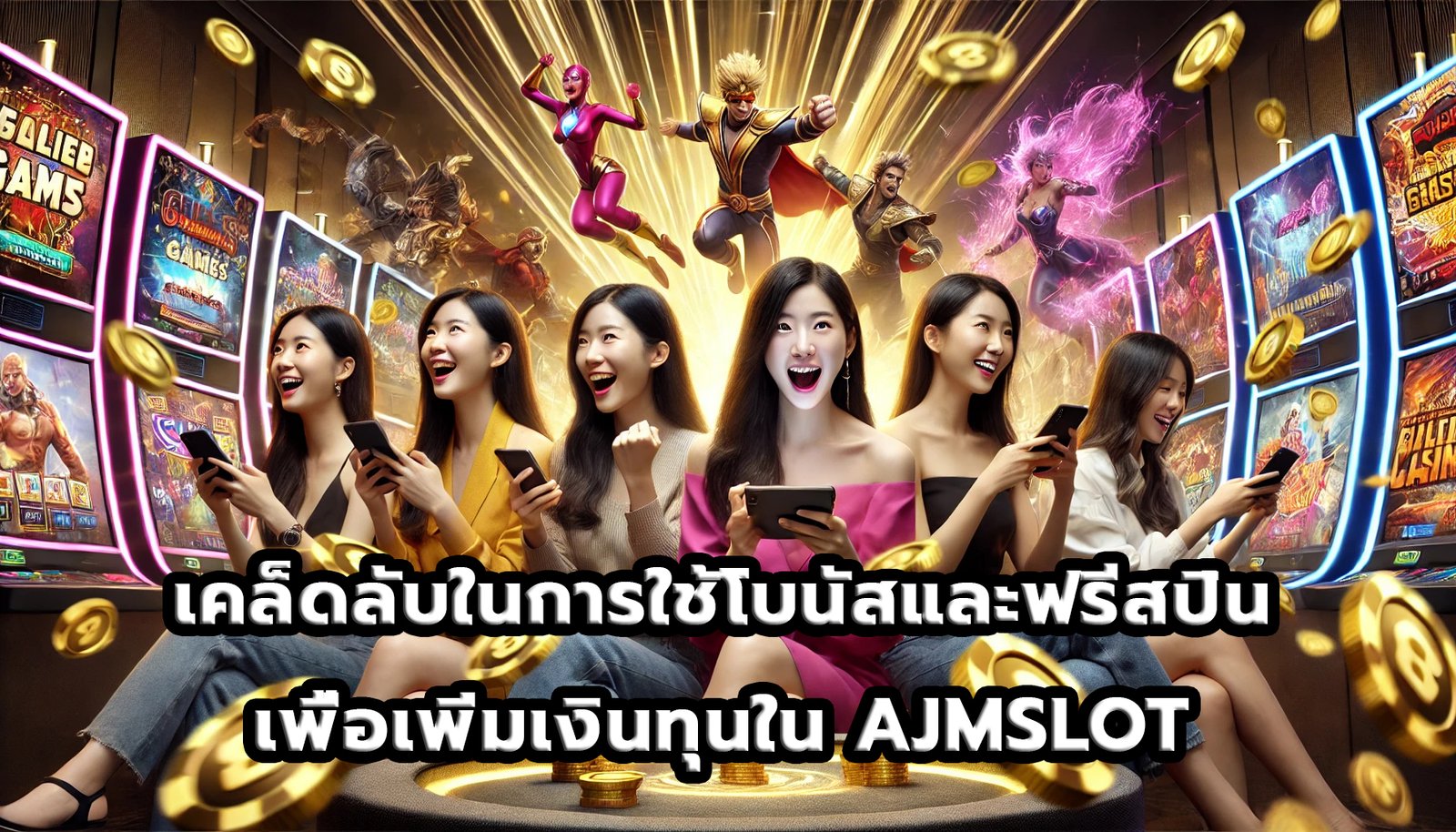 เคล็ดลับในการใช้โบนัสและฟรีสปินเพื่อเพิ่มเงินทุนใน AJMSLOT-6